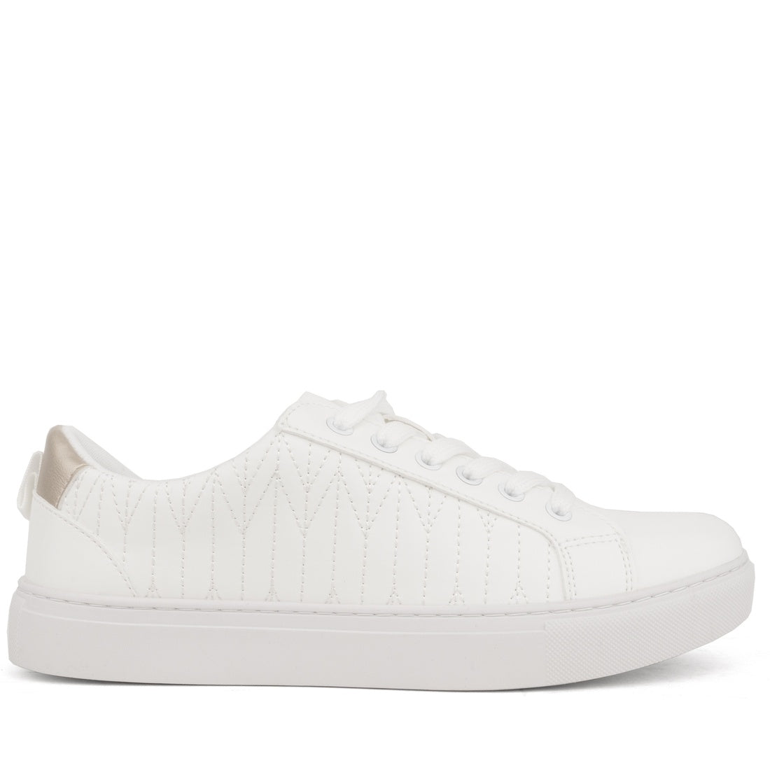 white closed sneakers