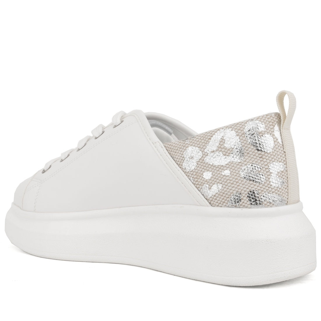 white closed sneakers