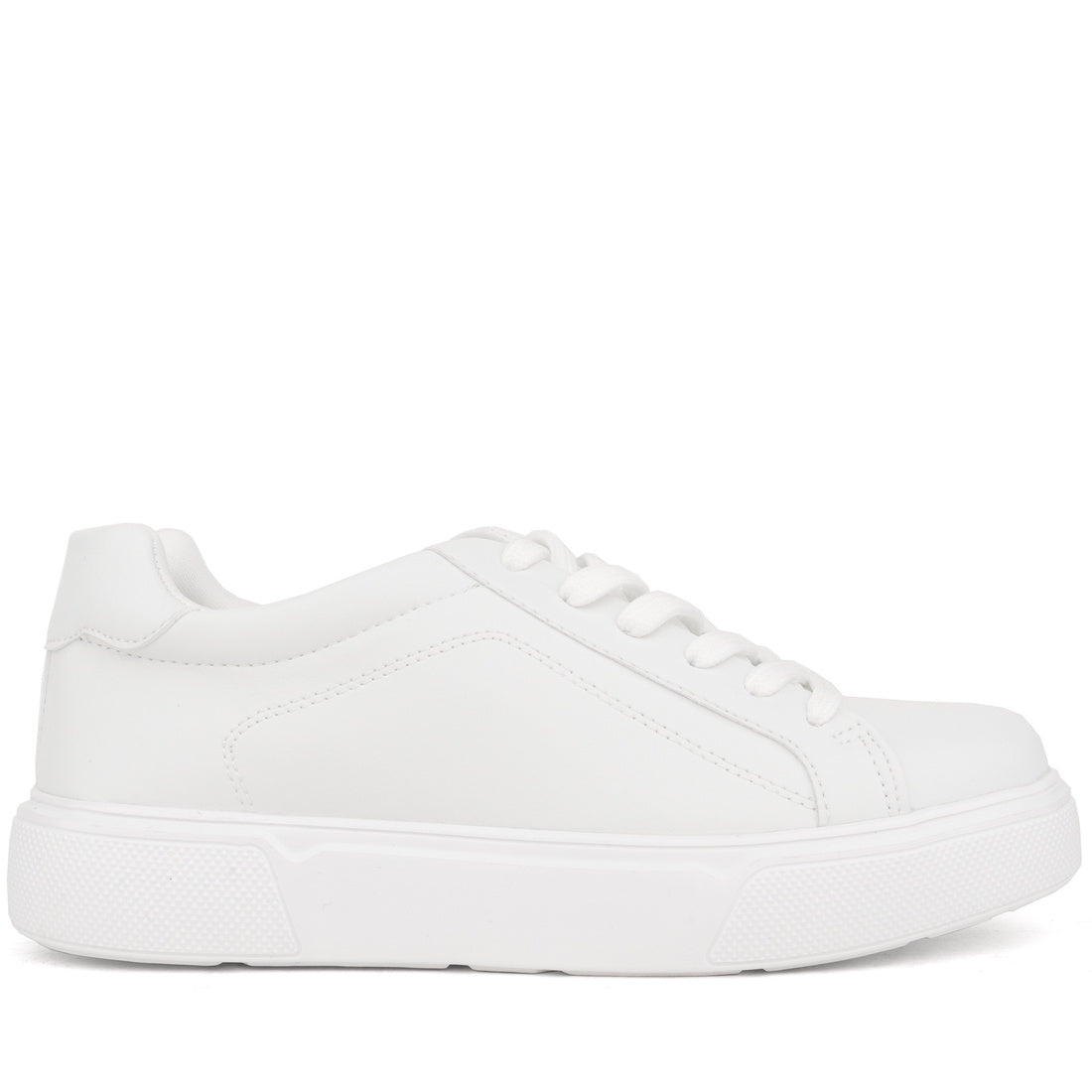 white closed sneakers