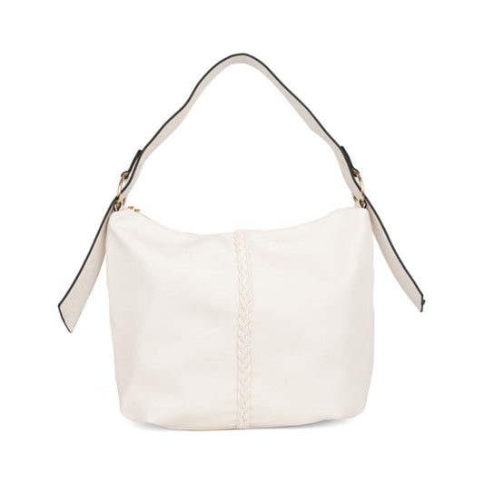 white casual shoulder bag
