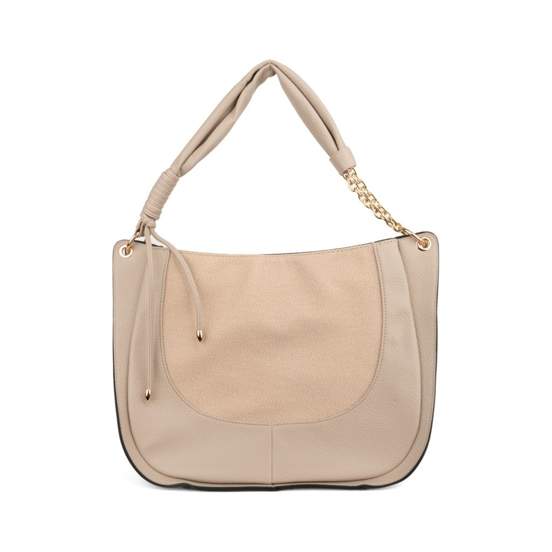 beige casual shoulder bag