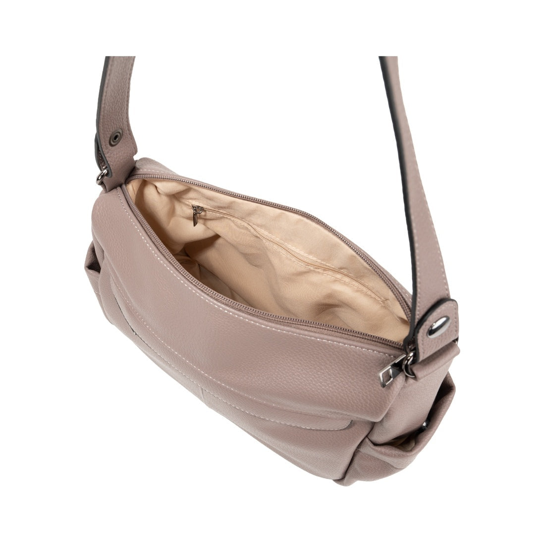 grey casual shoulder bag