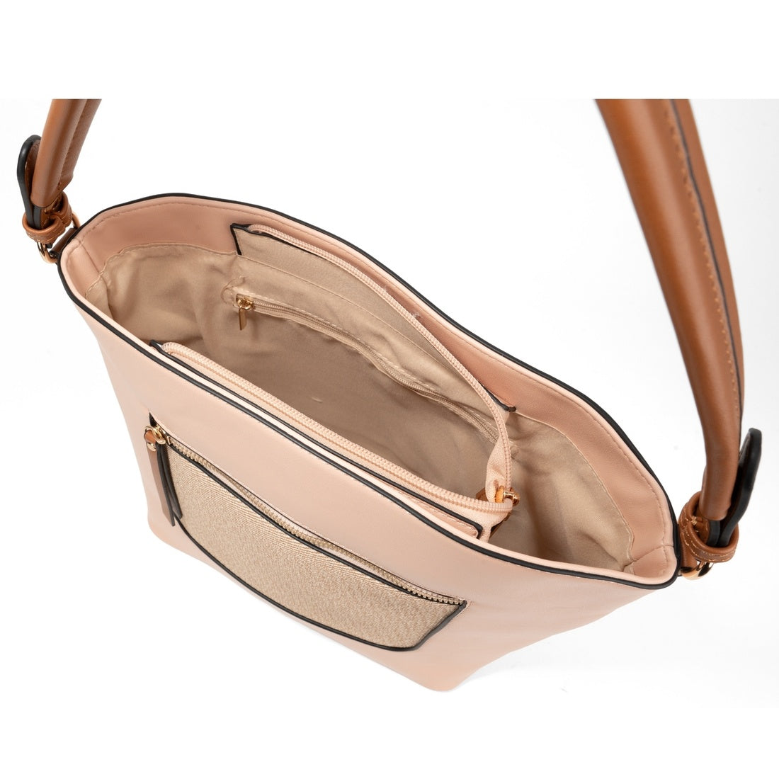 brown casual shoulder bag