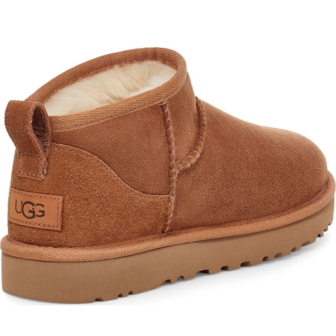 classic ultra mini booties brown