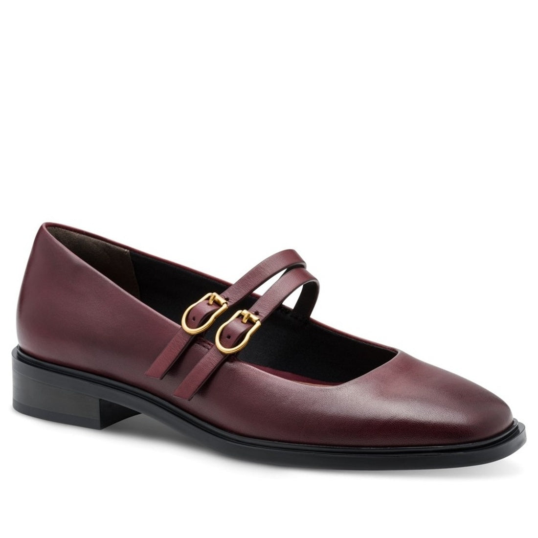 brown casual closed ballerinas