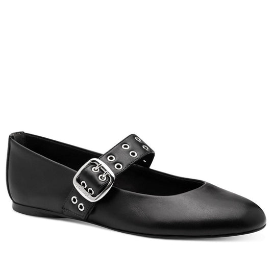 black casual closed ballerinas