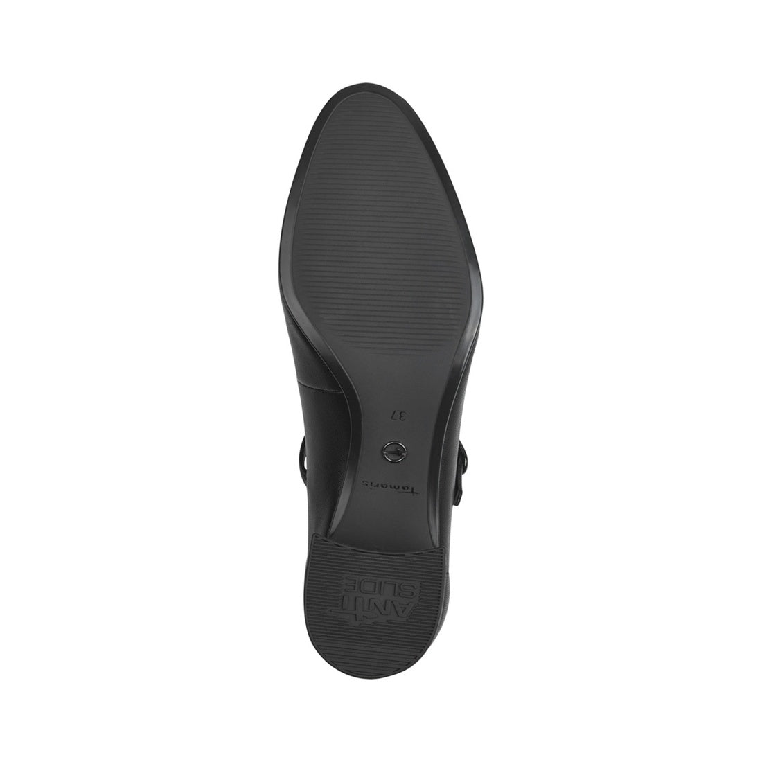 black elegant closed pumps