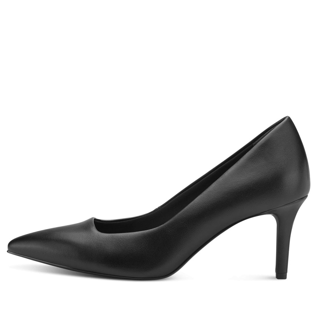 black elegant closed pumps