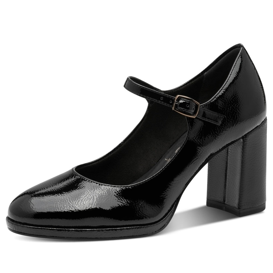 black elegant closed pumps