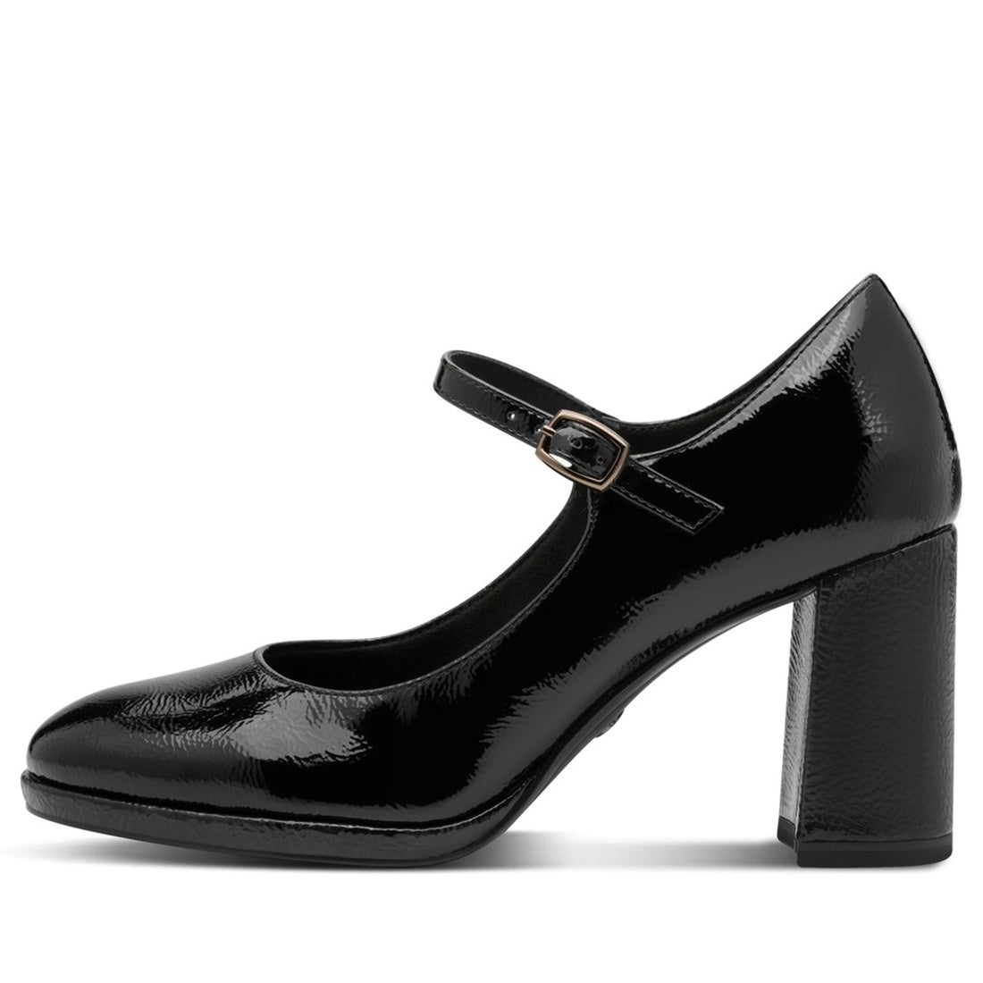 black elegant closed pumps