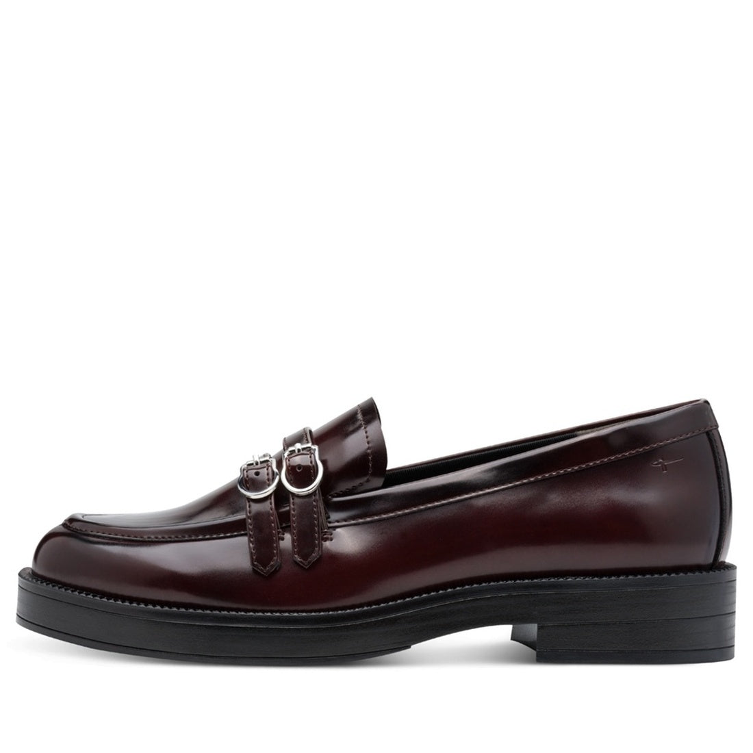 brown casual closed loafers