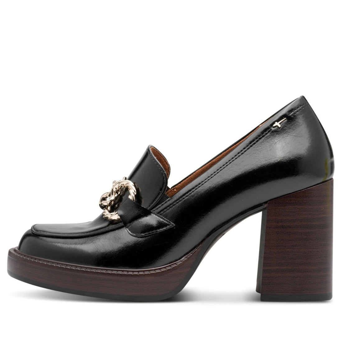 black elegant closed pumps