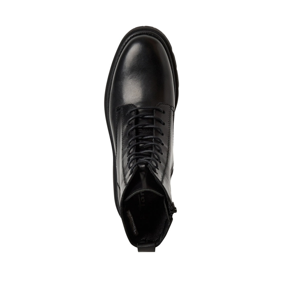 black casual closed booties