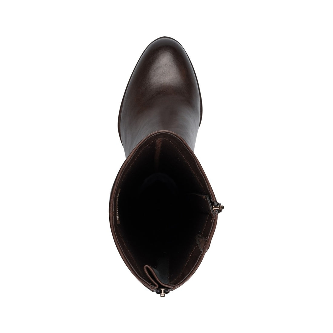 brown casual closed boots