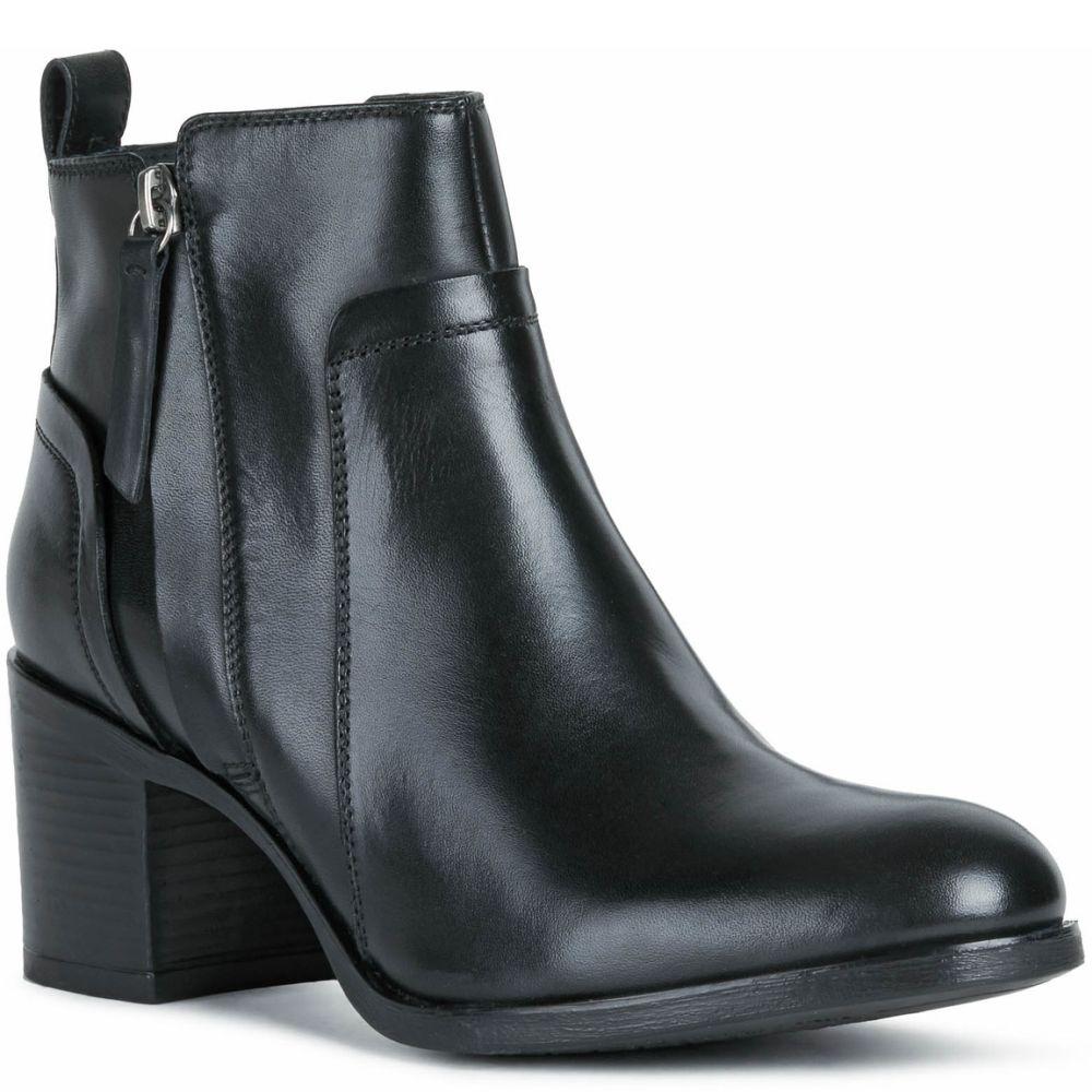 Geox Womens New Black Booties D16FSE 00043 C9999 | Vilbury London