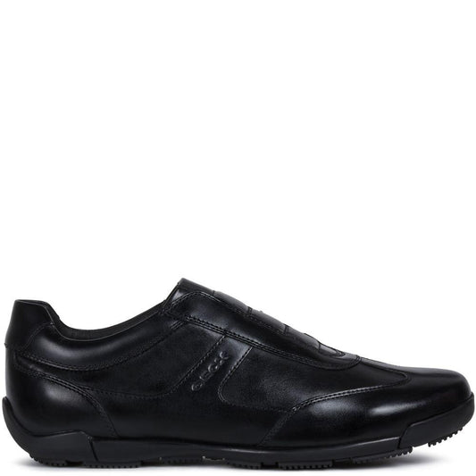 Geox Mens Edgware Black Flats U023BB 043BC C9999 | Vilbury London