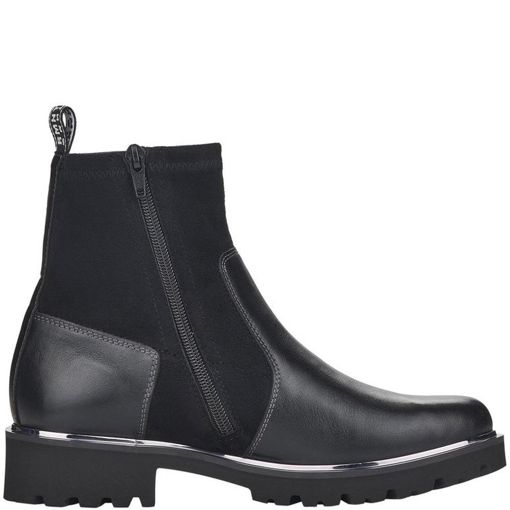 Remonte Womens Black Casual Leather Booties D8686-01 | Vilbury London