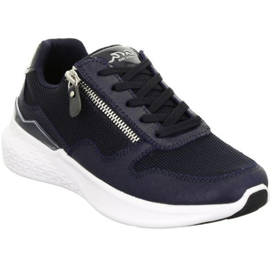 Ara Womens Maya Hs Blue Trainers 1254504-02 | Vilbury London