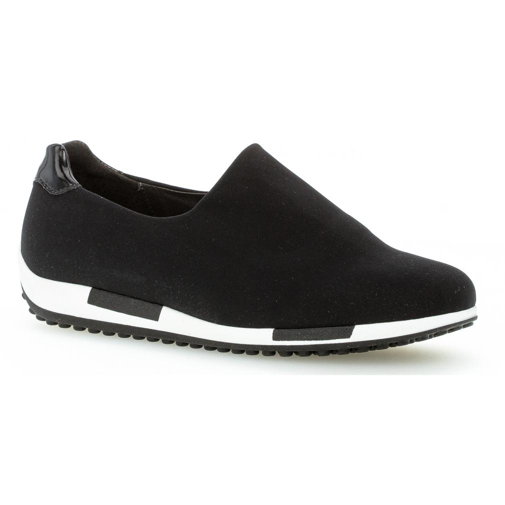 Gabor Womens Black Casual Flats 62.052.97 | Vilbury London