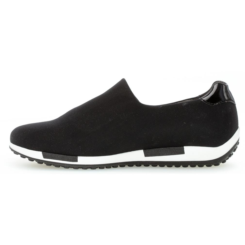 Gabor Womens Black Casual Flats 62.052.97 | Vilbury London