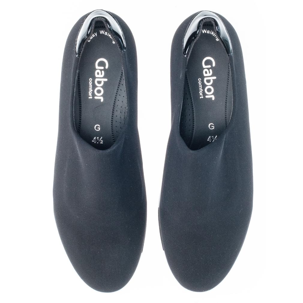 Gabor Womens Black Casual Flats 62.052.97 | Vilbury London