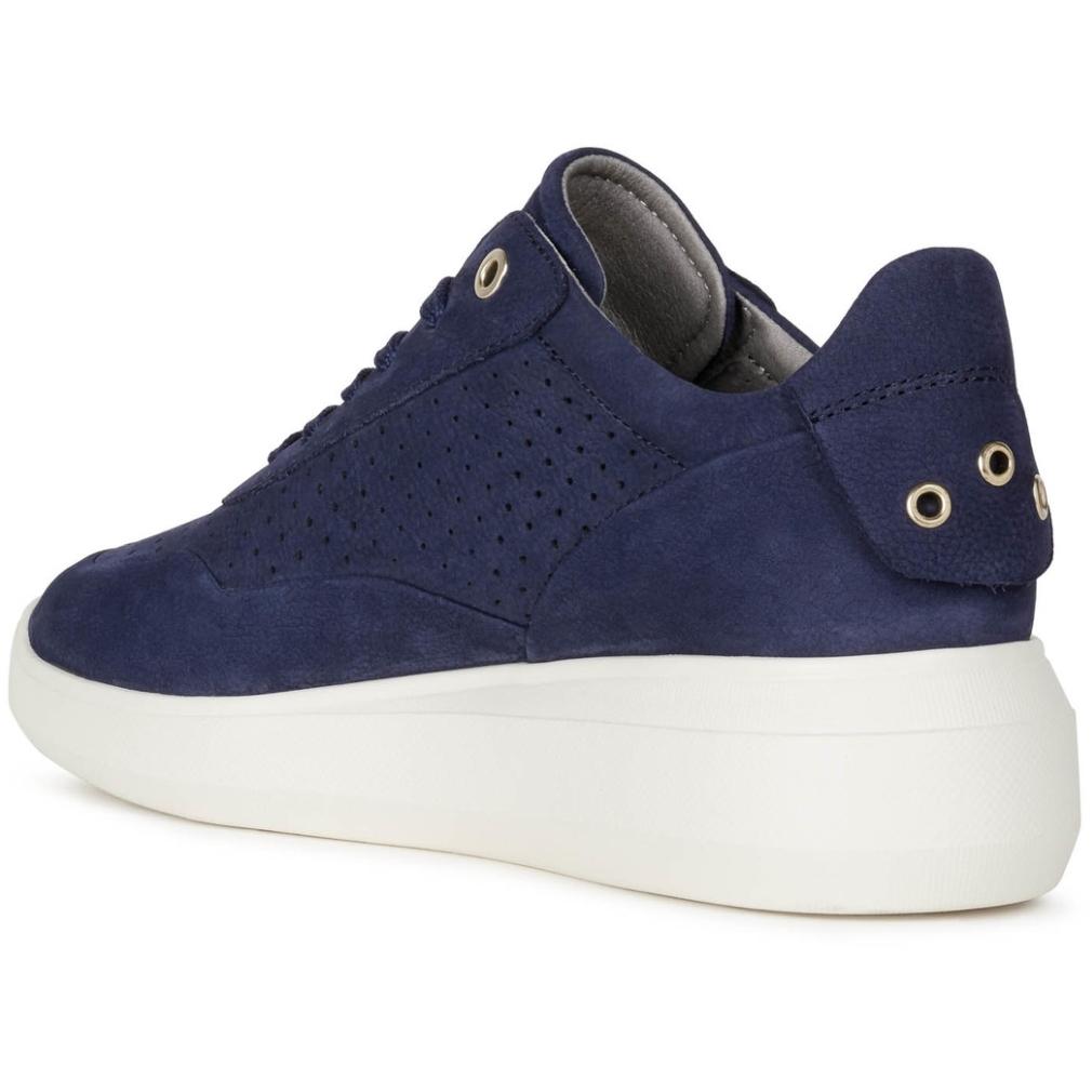 Geox Womens D Rubidia Blue Trainers D15Apc 00033 C4000 | Vilbury London