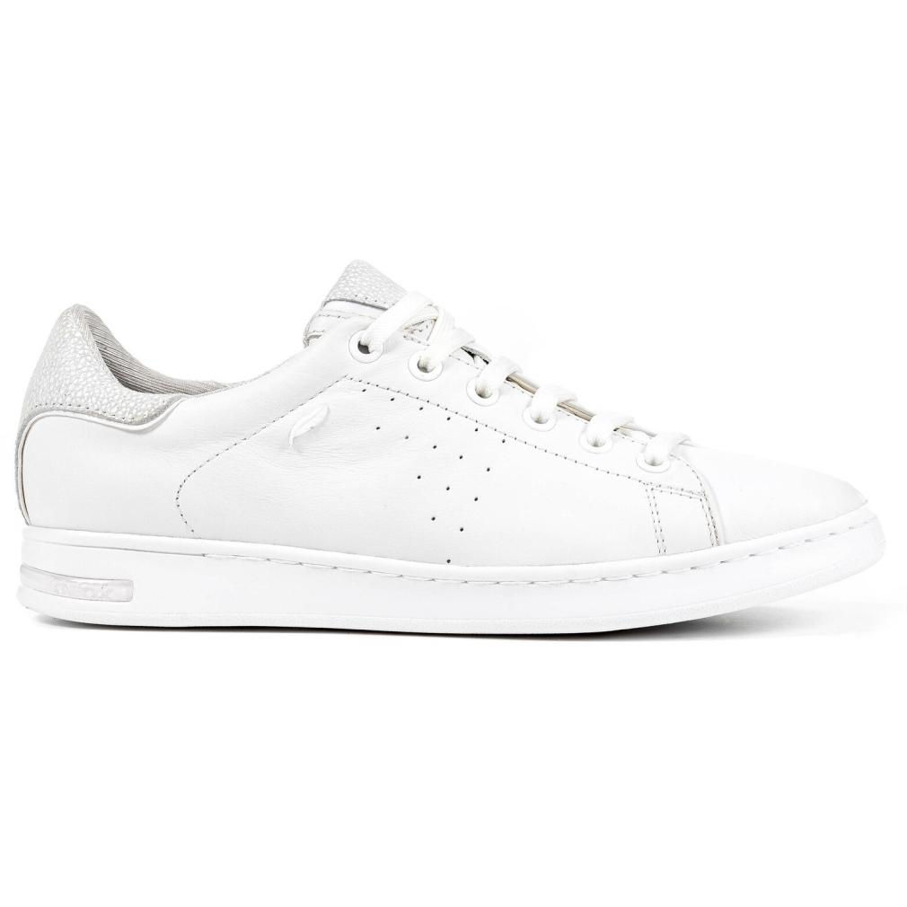 Geox Womens D Jaysen White Trainers D621Ba 00085 C1001 | Vilbury London