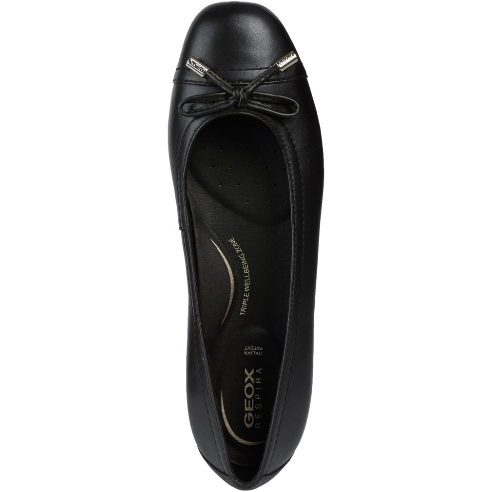 Geox Womens D Annytah Black Flats D927Nd 00085 C9997 | Vilbury London