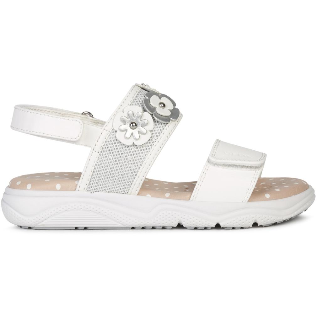 Geox Womens J Sandal Deaphne Gir White Sandals J15Dui 0Bcew C1000 | Vilbury London