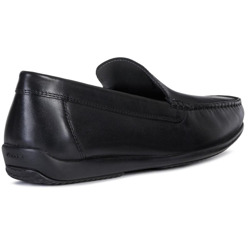 Geox Mens U Ascanio Black Flats U020Wa 00043 C9999 | Vilbury London