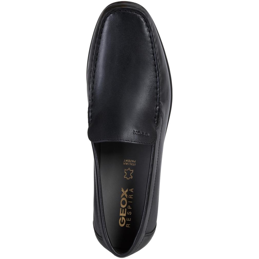 Geox Mens U Ascanio Black Flats U020Wa 00043 C9999 | Vilbury London