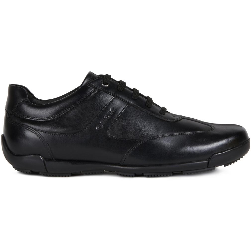 Geox Mens U Edgware Black Trainers U023Ba 043Bc C9999 | Vilbury London