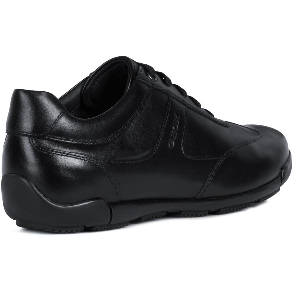 Geox Mens U Edgware Black Trainers U023Ba 043Bc C9999 | Vilbury London