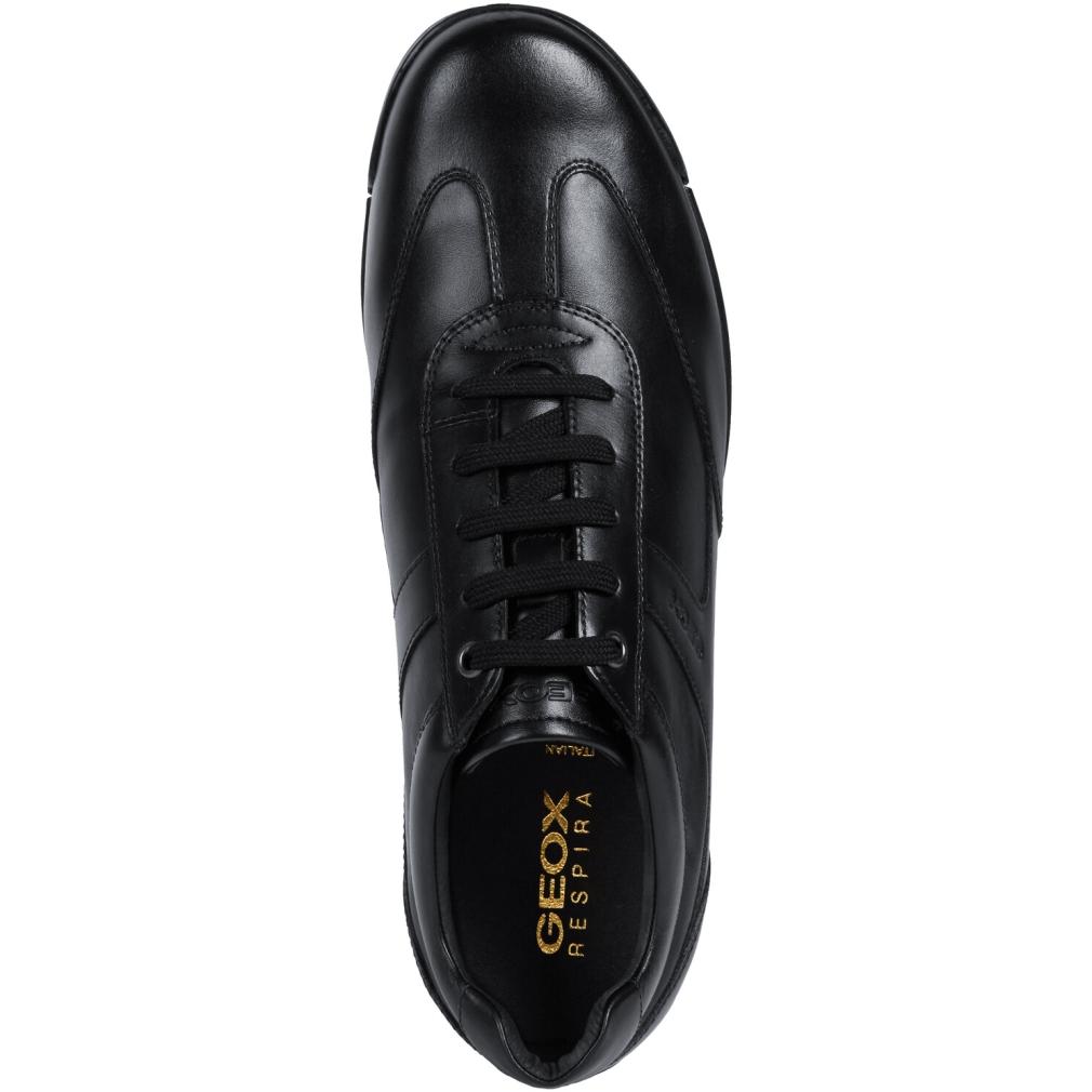 Geox Mens U Edgware Black Trainers U023Ba 043Bc C9999 | Vilbury London