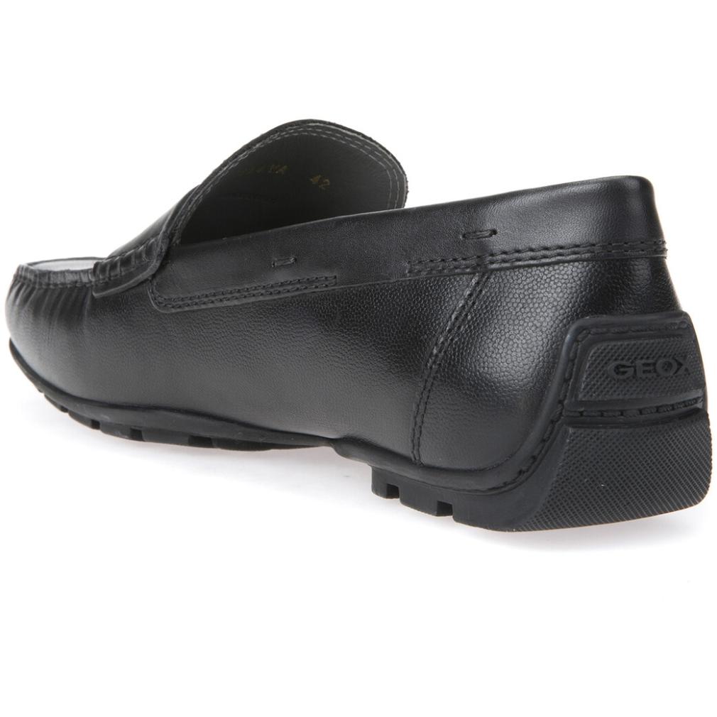 Geox Mens U Moner 2Fit Black Flats U824Ya 04743 C9999 | Vilbury London