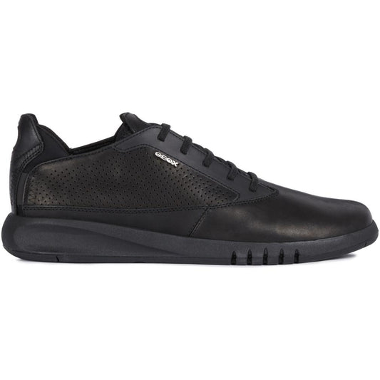 Geox Mens U Aerantis Black Trainers U927Fa 00043 C9997 | Vilbury London