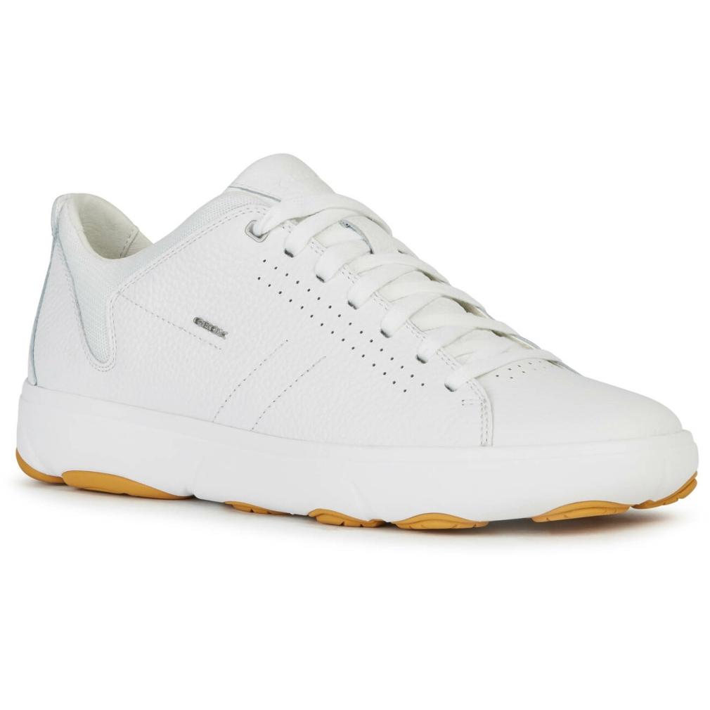 Geox Mens U Nebula Y White Trainers U948Fa 00046 C1000 | Vilbury London