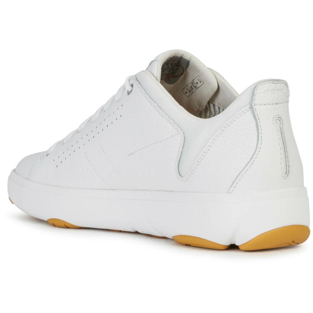 Geox Mens U Nebula Y White Trainers U948Fa 00046 C1000 | Vilbury London