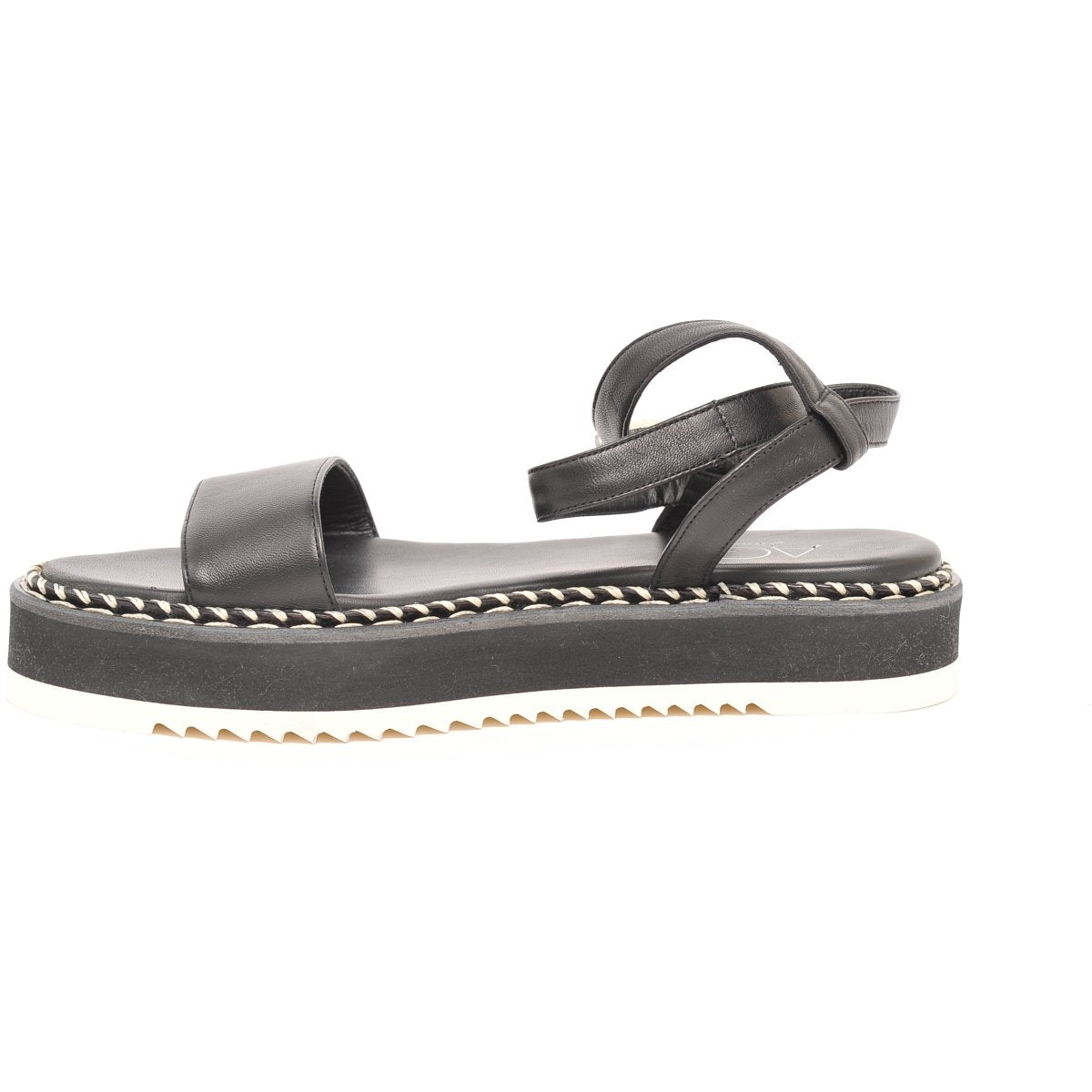 AGL Womens Myrte Nero Sandals D642034Pisofty0000 | Vilbury London