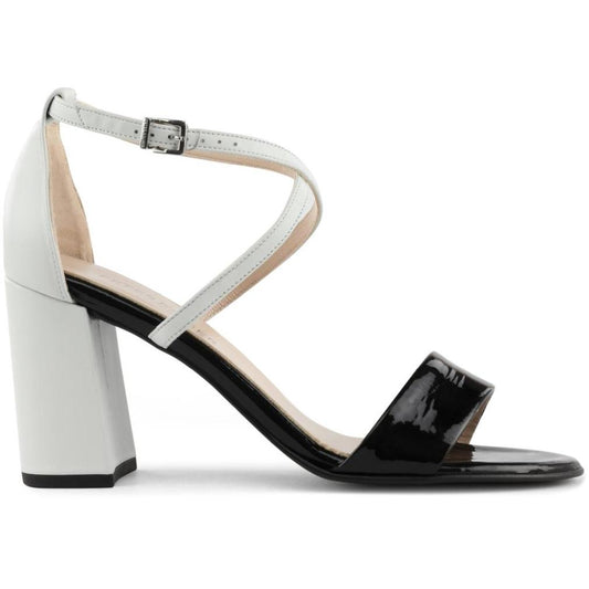 Peter Kaiser Womens Alecia Sandals Black White Sandals 09729-987 | Vilbury London