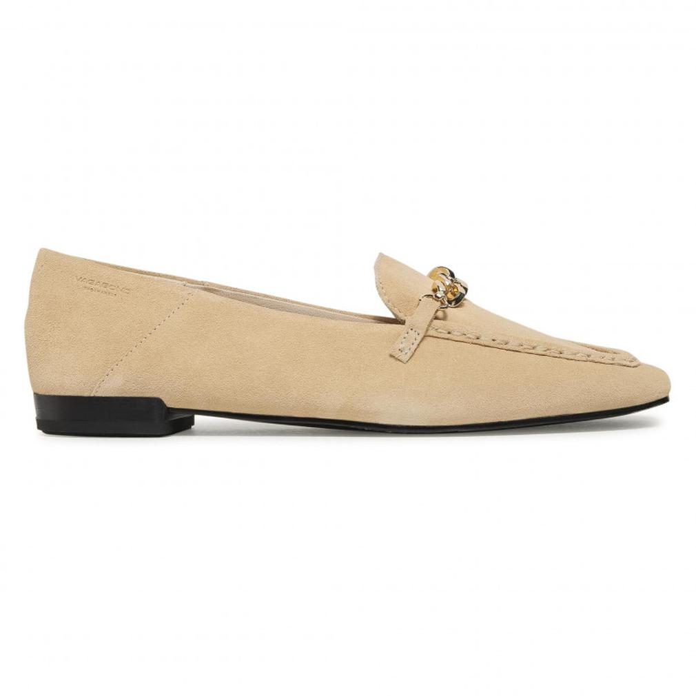 Vagabond Womens Cleo Flats Beige Flats 5102-040-15 | Vilbury London