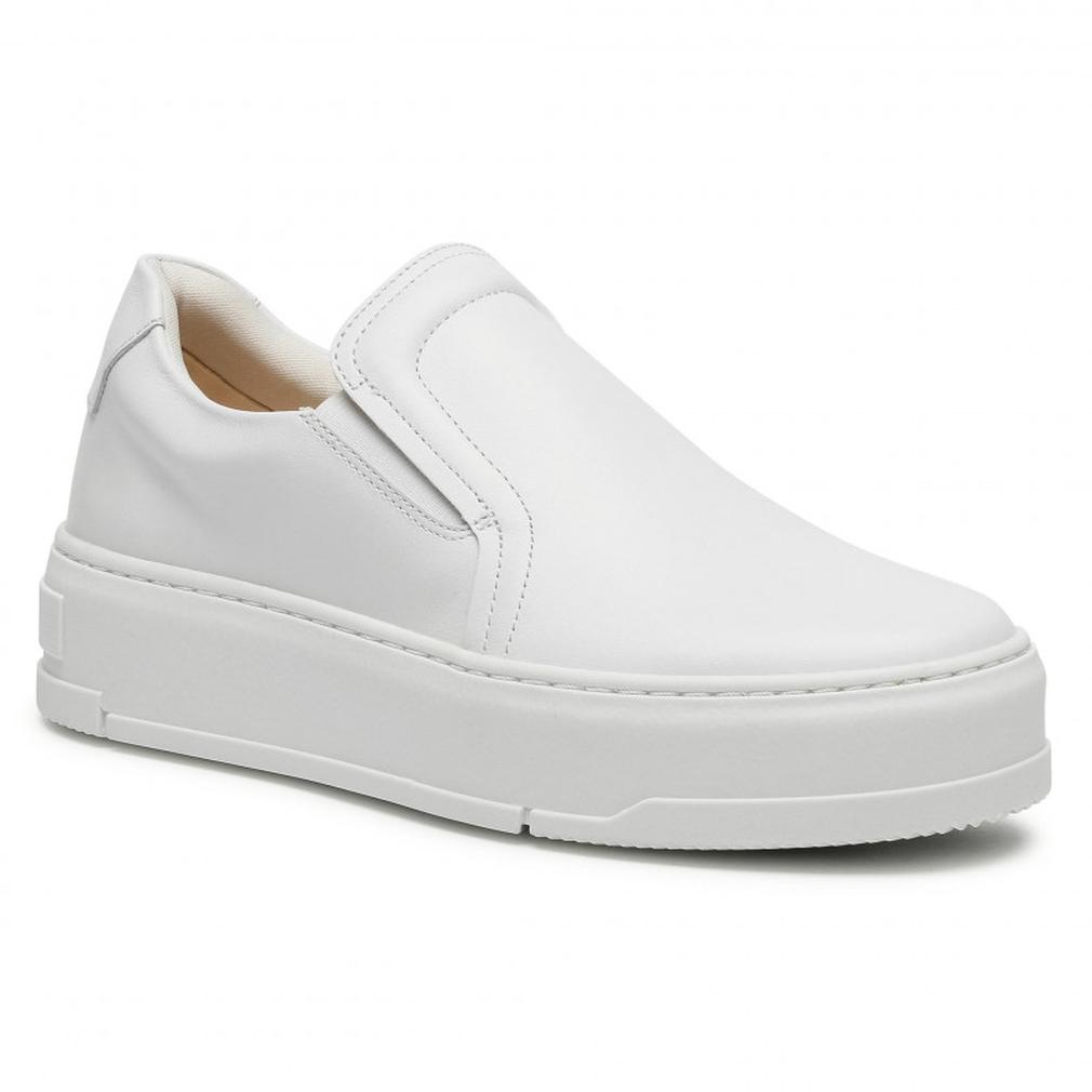 Vagabond Womens Judy Flats White Flats 5124-001-01 | Vilbury London