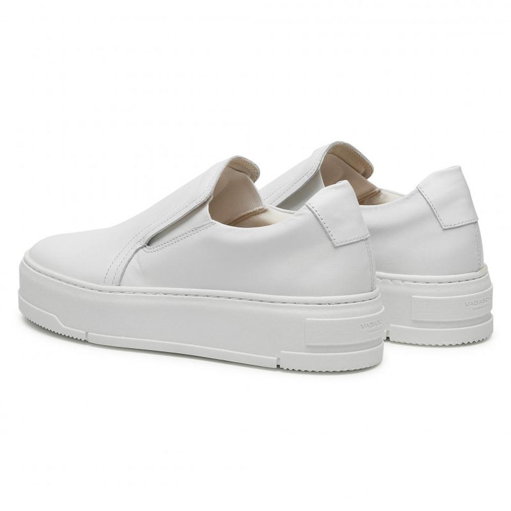 Vagabond Womens Judy Flats White Flats 5124-001-01 | Vilbury London