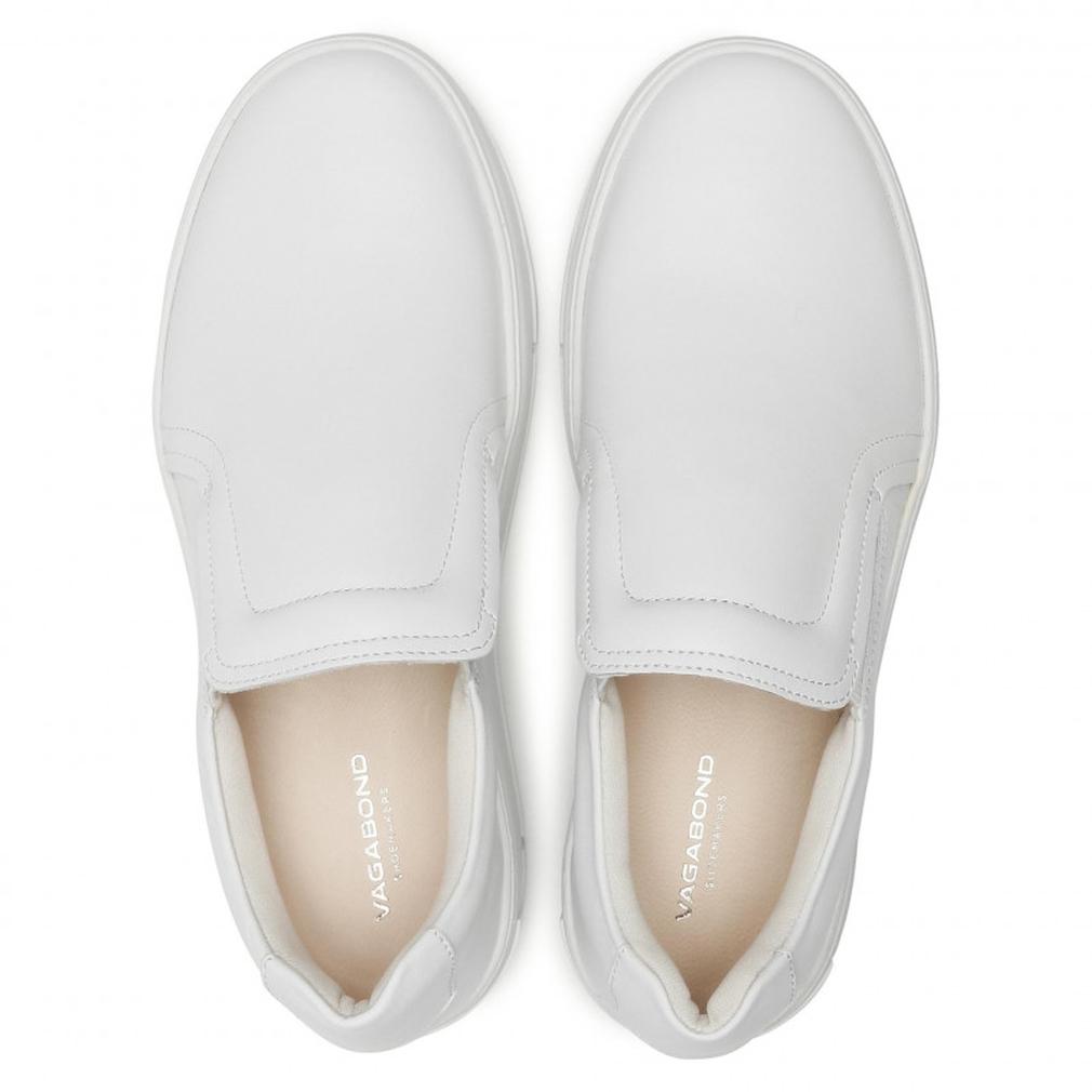 Vagabond Womens Judy Flats White Flats 5124-001-01 | Vilbury London