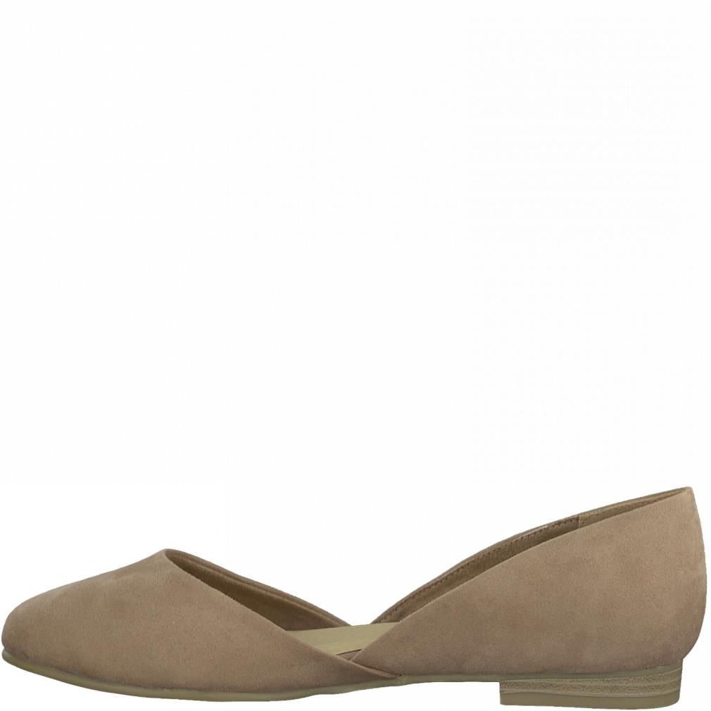 Marco Tozzi Womens Nude Casual Low Heel Flats Flats 22101-408 | Vilbury London