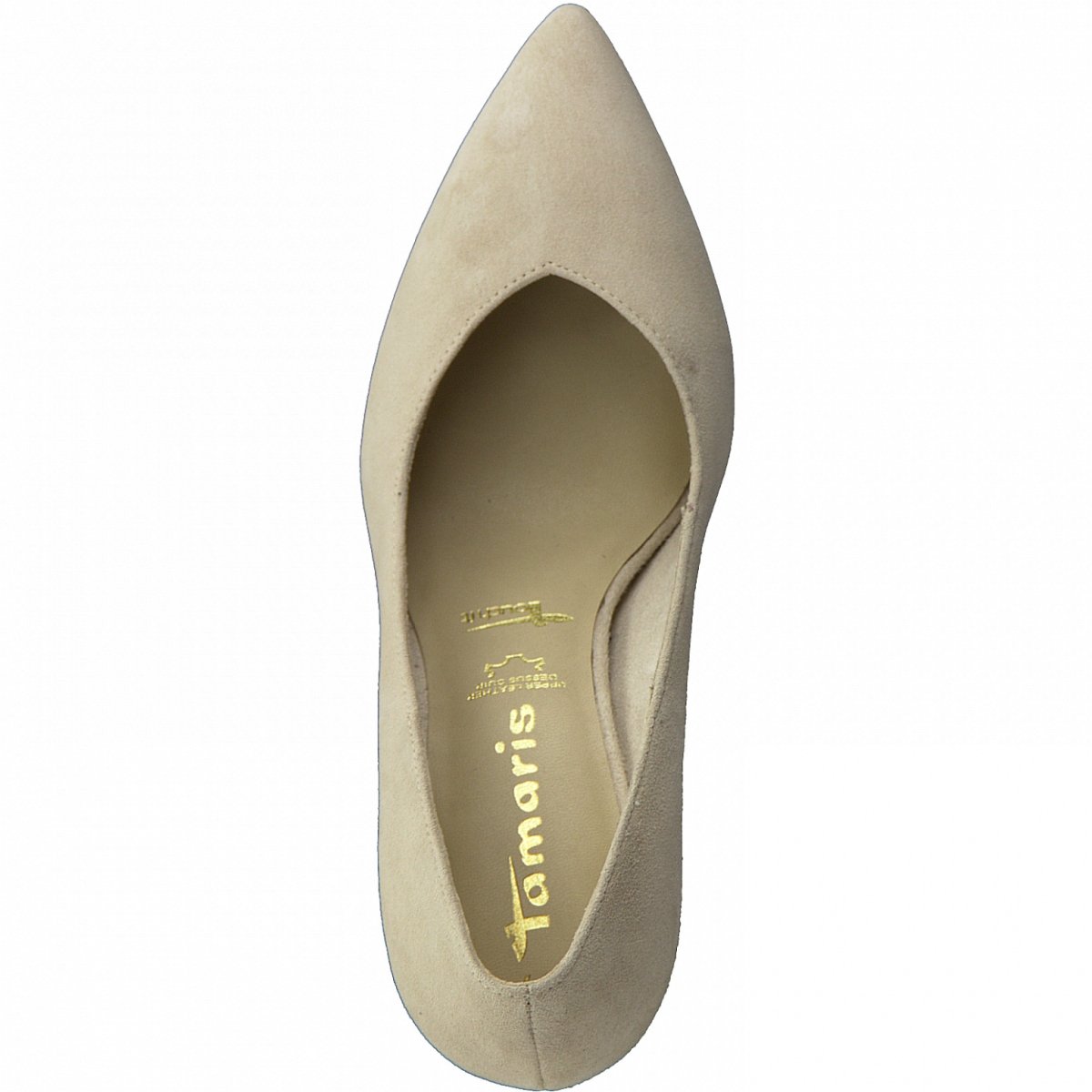 Tamaris Womens Ivory Elegant Middle Heels Heels 22443 418  | Vilbury London