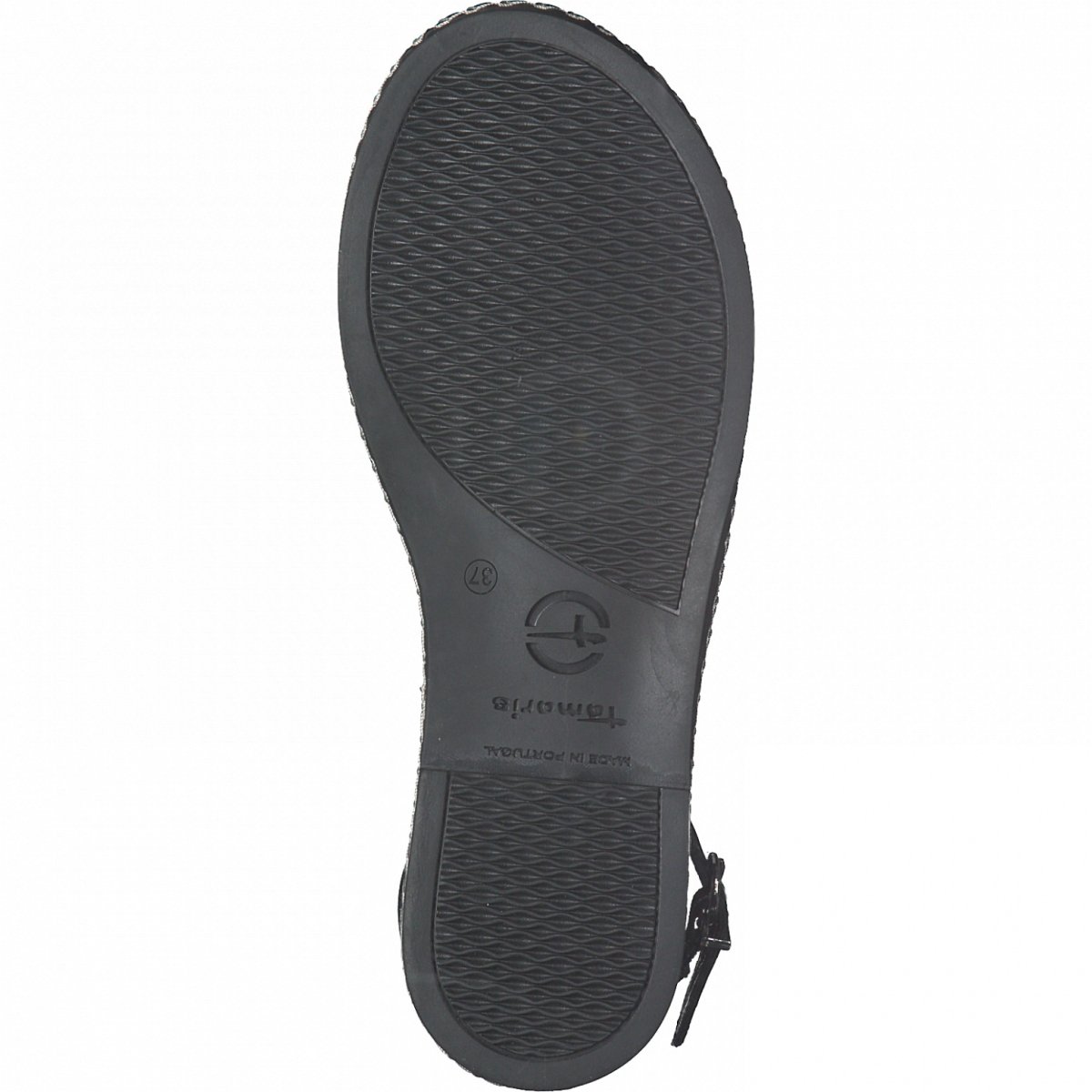 Tamaris Womens Black Casual Low Heels Sandals 28112 001  | Vilbury London