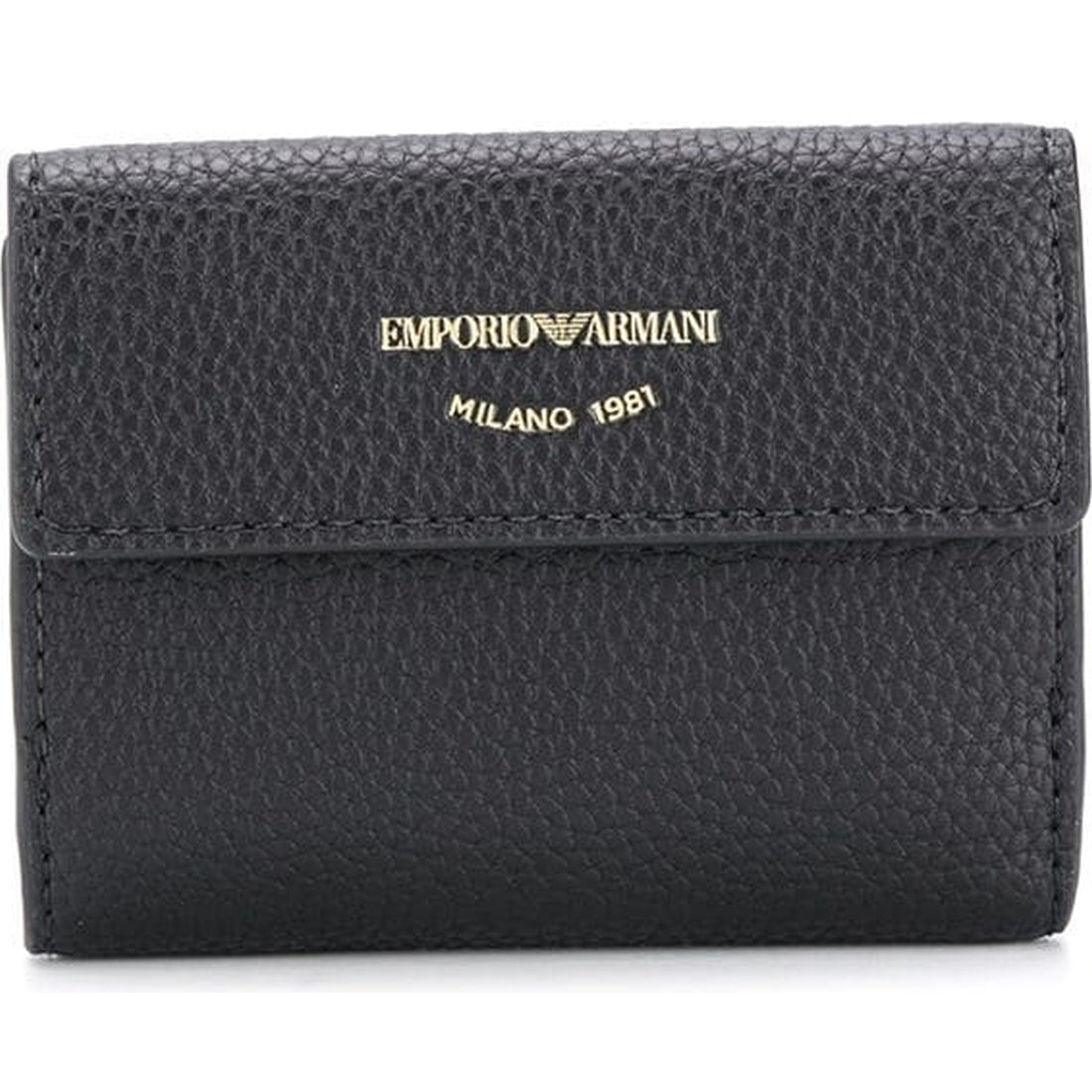 Emporio Armani womens nero wallet | Vilbury London