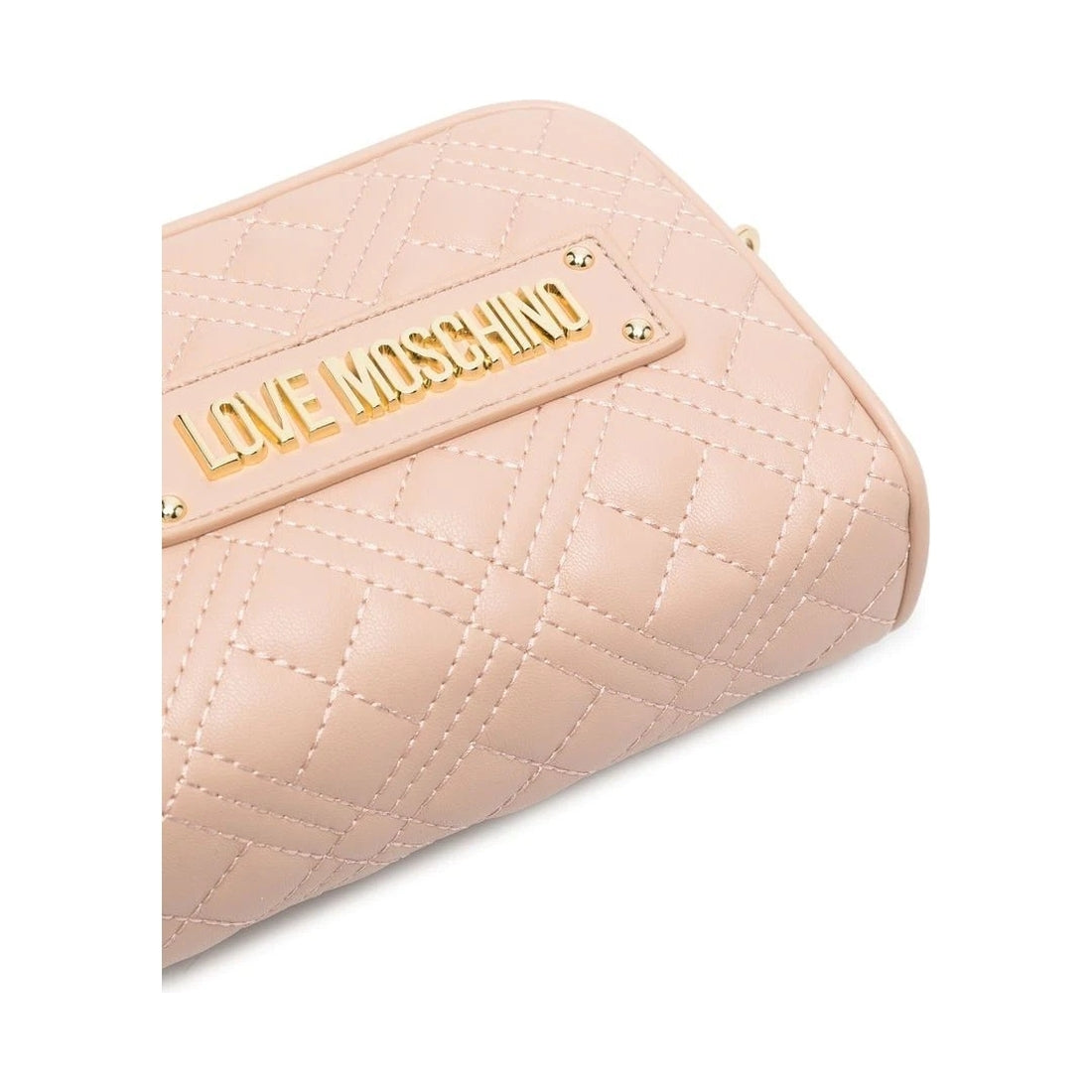 Love Moschino womens nude crossbody | Vilbury London