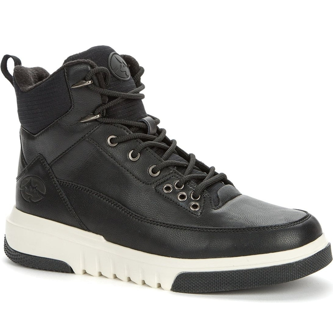 Grunberg mens black warm boots | Vilbury London